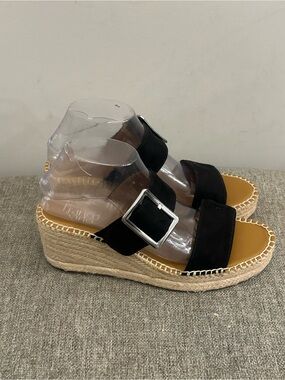 Franco Sarto Coastal 2 Espadrille Wedge Sandals Size 9.5